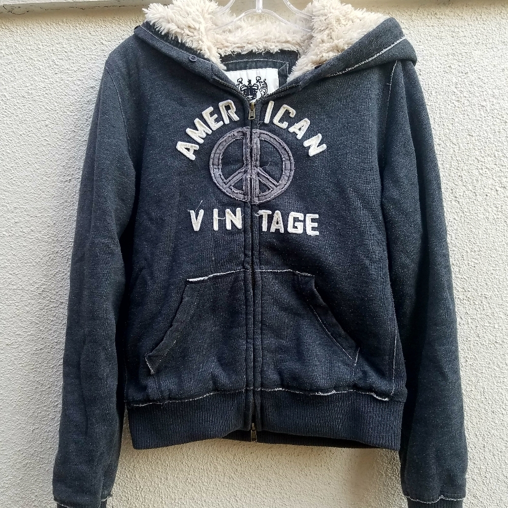 American Vintage Fully Fleece lined Jacket, Large